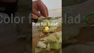 Rice chickpea and color full 😋 salad 🥗 😋