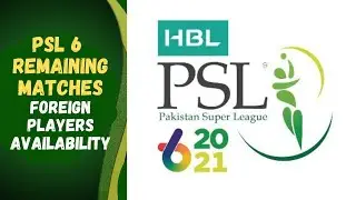 PSL 6 Foreign Players Availability || Replacement Draft || Groove Mera || Trending Videos