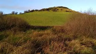 An ancient Irish rath in the Sperrin Mountains