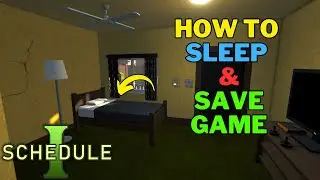 How To Sleep & Save Game in Schedule 1 | Schedule 1 How To Save Game?