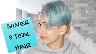 SILVER MIST & TOTALLY TEAL | SPARKS HAIR COLOR