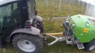 Oprysk sadu 2016 #1 (DEUTZ FAHR agrokid 230+KAM-ROL) (URSUS 3502+PILMET)