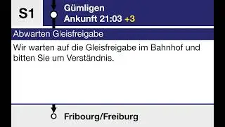 BLS Fixansage • Warten auf Gleisfreigabe im Bahnhof