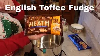 English Toffee Fudge with Heath Bits