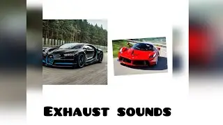 EXHAUST SOUND OF SUPER CARS || #bugattichiron #laferrari  || #1 || Celeb Stats