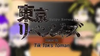 Tokyo Revengers react to Tik Tok's Toman! / TokRev v&iacute;deo/Angst Hakkai/Angst AU/ Takemikey