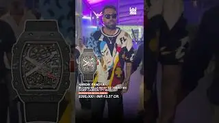Hardik Pandya Spotted Wearing Richard Mille RM 67-02 'S&eacute;bastien Ogier' Carbon TPT Watch #shorts