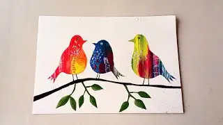 Easy Abstract Painting | Acrylic painting for beginners