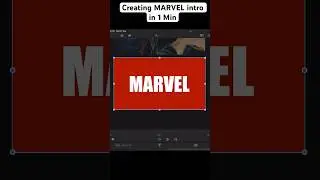 Creating MARVEL intro Under 1 Minute || Hindi Tutorial