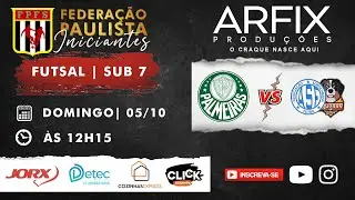 PALMEIRAS x MAGNUS - FUTSAL | SUB 7