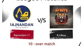 Rajnandani 11 vs RJ Boys live cricket match | NSPL Season 2 live - K D Gavit Cricket Ground Shahada