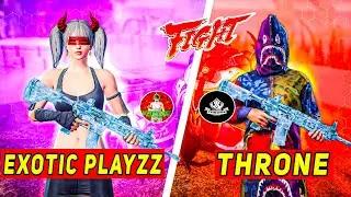 EXOTIC PLAYZZ VS THRONE IS LIVE @Throneislivebgmi  | 1V1 TDM CHALLENGE | #1v1 