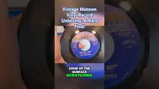 Vintage Motown Vinyl Record Unboxing: A Rare Find! #rockmine #soulmusic #soul #motown #vinyl #45rpm