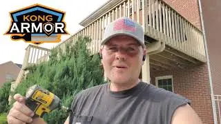 Peeling Behr Deck-over Lockdown  encapsulation with the Insanely thick Kong Armor .   Union KY