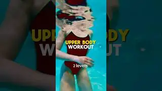 Upper body workout. Shallow water. #fitness #pool #aquafitness #workout #upperbodyworkout #core