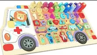 Best Learning Numbers, Shapes, Counting1 to 10 | Preschool Toddler Learning Toy Video