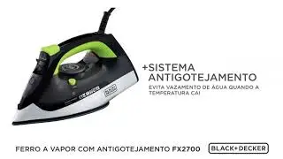 Ferro De Passar Roupas &agrave; Vapor Black+Decker FX2700 Preto/Verde ⚠️Minha experi&ecirc;ncia