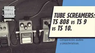 Comparación de Tube Screamers: TS 808 vs TS 9 vs TS10.