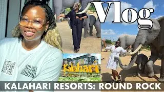 VLOG: ROAD TRIP TO KALAHARI RESORTS | INDOOR WATERPARK | THINGS TO DO IN TEXAS