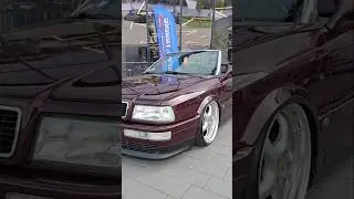 Tuning old AUDI 80 convertible with AUDI 80 #tuningcars #modified #carshow #looklow #retrocars