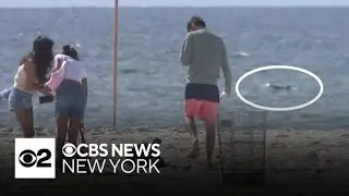 Long Island beaches packed on Labor Day