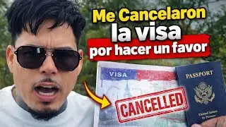 Carlos Montesquieu, me cancelaron mi visa por hacer un favor.