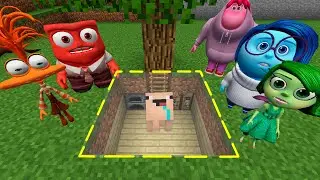 INTENSAMENTE 2 No me ENCONTRARA en este ESCONDITE SECRETO 😂 Bebe Noob INTENSAMENTE 2 MINECRAFT