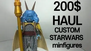 200$ HAUL of LEGO STARWARS custom minifies from bigkidbrix!!!