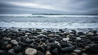 Soothing Night Beach Waves 🌙🌊 | Calm Ocean Sounds for Deep, Restful Sleep