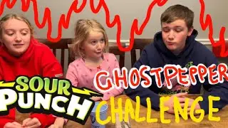 Sour ghost pepper candy challenge! Hot or not?