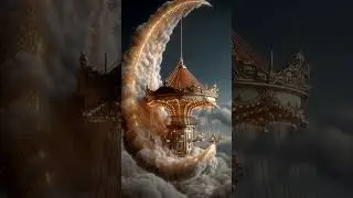 The Carousel Begins to Spin Clockwise | Dreamlike Motion Art