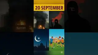 20 September Events of the Day | Pakistan History, Islamic Facts & World Celebrations 🌍🇵🇰 #Shorts&rdquo;