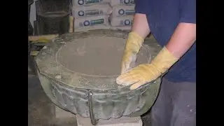 Classic Handmade Dry cast Stone Urn Planters.