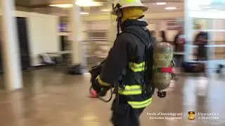 Canadian Forces Fire Marshall's Fire Fighter Pre Entry Fitness Evaluation Video 2