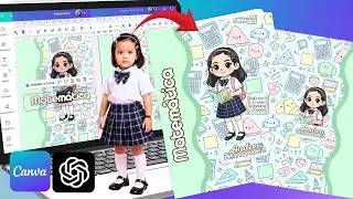 Diseña CARÁTULAS para CUADERNOS ESCOLARES personalizados con IA GEMINI, CHATGTP y CANVA GRATUITO