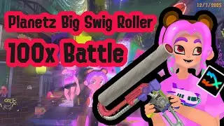Tips & Tricks: How to win a 100x battle with the Planetz Big Swig Roller support POV Splatoon 3