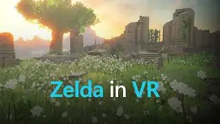 Breath of the Wild in VIRTUAL REALITY - Monitors in the Zelda world TUTORIAL | Unscripted Coding