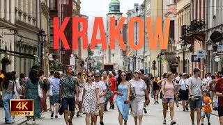 Krak&oacute;w, Poland |PL| 4K VIRTUAL walking tour 