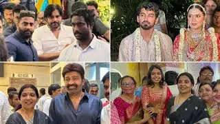 Pawan Kalyan entry at Brahmanandam Second Son Siddharth wedding | hi Celebrity
