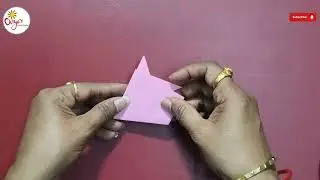 Star Stencil Cutting Tutorial | Christmas Special 🎄#OviyasArtsAndCrafts #Shorts #ChristmasCraft