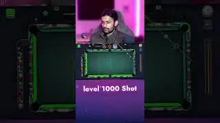 Level 1000 Knuckle Shot 🔥 8 ball pool GamingWithK #8ballpool #gamingwithk #trickshots #viral