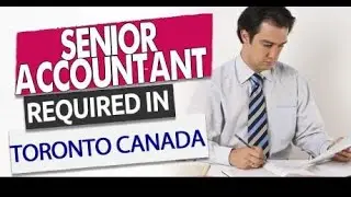 Требуется старший бухгалтер в Торонто, Канада 🇨🇦 | Высокооплачиваемая работа в сфере бухгалтерско...
