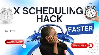 1 Hour = 30 Days of X Content! | The Ultimate Scheduling Hack for Busy Creators