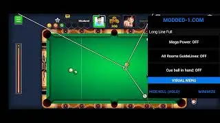 8 Ball Pool [5.11.1] Mod Apk (anti-ban+Long Lines+Mega power)