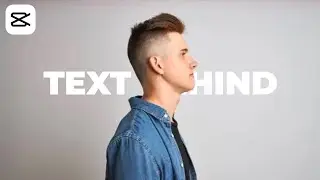 Text Behind The Object Effect On Capcut | Badaredits