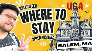 SALEM TRAVEL TIPS 🤫 Where to stay in Salem Massachusetts Halloween 🎃 without tons of money! #salem
