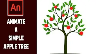 Animate a Simple Apple Tree- Adobe Animate CC Tutorial