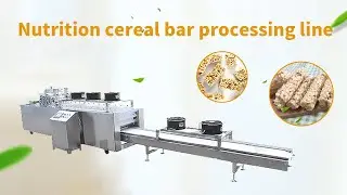 How to make nutrition bars | Nut cereal bar production line