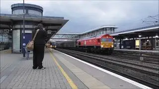66018 speeding through Ashford with tones with 6O67 27th July 2017