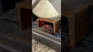 Steel sawing process- Good tools and machinery make work easy #process